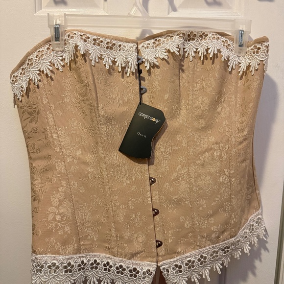 Corset Story beige/rose gold plus size - Picture 2 of 4